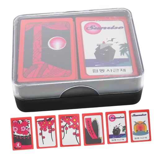 ORFOFE Koreanische Spielkarten aus Papier Wiederverwendbar Feine Verarbeitung Tragbar Für Erwachsene Indoor Outdoor-Spiele Familienspiel Zubehör von ORFOFE