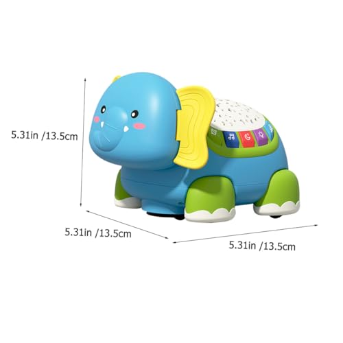 ORFOFE Krabbelspielzeug Elefant Form Motorikspielzeug Frühförderung Krabbelhilfe für Junge Mädchen Lernspielzeug Ab Monate zur Entwicklungsförderung und Kognitiven Stimulation ORFOFE Krabbelspielzeug Elefant Form Motorikspielzeug Frühförderung Krabbelhilfe für Junge Mädchen Lernspielzeug Ab Monate zur Entwicklungsförderung und Kognitiven Stimulation von ORFOFE