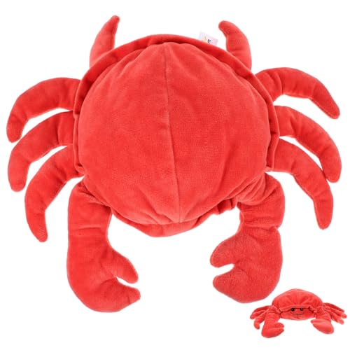 ORFOFE Krabben Handpuppe Interaktives Lernspielzeug für Kuscheliges Montessori Pädagogische Handspielpuppe für Rollenspiele und Geschichten Erzählen ORFOFE Krabben Handpuppe Interaktives Lernspielzeug für Kuscheliges Montessori Pädagogische Handspielpuppe für Rollenspiele und Geschichten Erzählen von ORFOFE