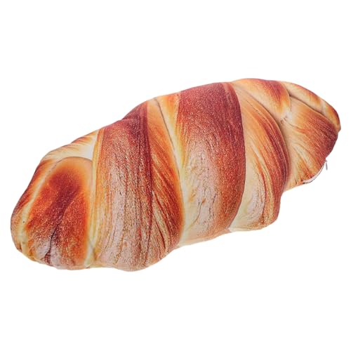 ORFOFE Kreatives Brotkissen 3D-Brotkissen Kissen mit Lebensmittel-Neuheit Plüschspielzeug lustiges Stofftier Kissen in Brotform Essen Polyester Orange ORFOFE Kreatives Brotkissen 3D-Brotkissen Kissen mit Lebensmittel-Neuheit Plüschspielzeug lustiges Stofftier Kissen in Brotform Essen Polyester Orange von ORFOFE