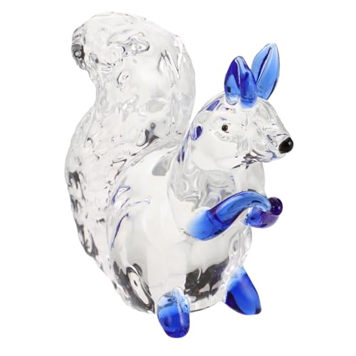 ORFOFE Kristalleichhörnchen Schneckenfigur Eichhörnchen Kürbisfigur Aus Kristall Mini-eichhörnchen-Figuren Kristallbären Kristalltier Eichhörnchen-Statue Blue ORFOFE Kristalleichhörnchen Schneckenfigur Eichhörnchen Kürbisfigur Aus Kristall Mini-eichhörnchen-Figuren Kristallbären Kristalltier Eichhörnchen-Statue Blue von ORFOFE