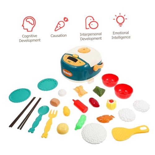 ORFOFE Küchenspielzeug Reiskocher aus Sicherem Material Pädagogisches Rollenspiel Fördert Kreativität und Hand Auge Koordination für Mädchen und Jungen Zufällige Farbe ORFOFE Küchenspielzeug Reiskocher aus Sicherem Material Pädagogisches Rollenspiel Fördert Kreativität und Hand Auge Koordination für Mädchen und Jungen Zufällige Farbe von ORFOFE