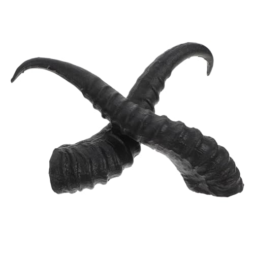 ORFOFE Künstliche Schafhörner DIY Stirnband Bastelset Halloween Haarreif Kostüm Zubehör Damen Fasching Accessoire Langlebig und Praktisch für Kreative Haardekoration von ORFOFE