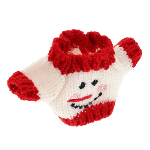 ORFOFE Kuscheliger Mini-puppenpullover aus Plüsch Weicher Pullover für Puppenkleidung Handgefertigter Langlebiger Mini-Pullover für Teddybär Plüschpuppe Süßes Geschenk von ORFOFE