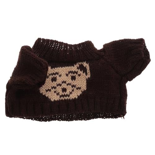 ORFOFE Kuscheltiere Kleidung Plüschtier Pullover Baumwolle Plüsch Puppenkleidung Ersatz Outfits für Babypuppen mit Süßem Bärenmotiv Braun ORFOFE Kuscheltiere Kleidung Plüschtier Pullover Baumwolle Plüsch Puppenkleidung Ersatz Outfits für Babypuppen mit Süßem Bärenmotiv Braun von ORFOFE