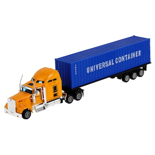 ORFOFE LKW Modell Container LKW Truck Modell aus Legierung Robust Langlebig Detailgetreues Sammlerstück für Jungen Dekoratives Fahrzeug Geschenkidee ORFOFE LKW Modell Container LKW Truck Modell aus Legierung Robust Langlebig Detailgetreues Sammlerstück für Jungen Dekoratives Fahrzeug Geschenkidee von ORFOFE