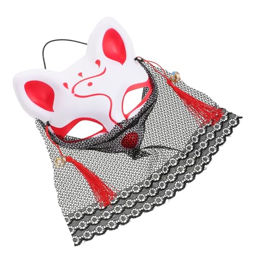 ORFOFE Lässige Spitzen Katzenmaske Fuchs Design Erwachsene Karnevalsmaske Dekorative Halbgesichtsmaske für Halloween Cosplay Party Fest ORFOFE Lässige Spitzen Katzenmaske Fuchs Design Erwachsene Karnevalsmaske Dekorative Halbgesichtsmaske für Halloween Cosplay Party Fest von ORFOFE