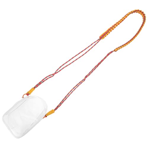 ORFOFE Lauftasche Mini Aufbewahrungstasche Organizer Taschen Durchsichtige Schlüsselanhänger Tasche Durchsichtige Tasche Schlüsselanhänger Durchsichtiger Puppenhalter von ORFOFE