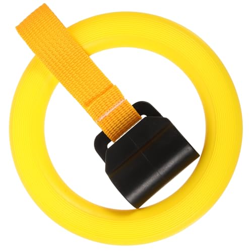 ORFOFE Lern stehgriff Gelb Babybett Pull Ring Kinderbett Greifring Sicherer Haltegriff für Kleinkinder Trainingshilfe für Aufstehen und Armkraftübungen von ORFOFE