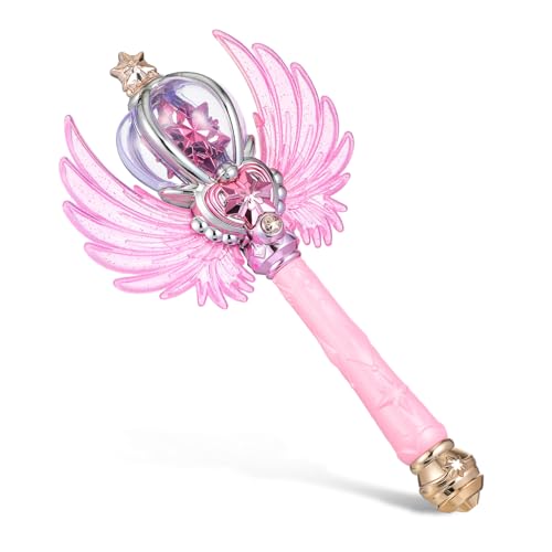 ORFOFE Leuchtender Prinzessin zauberstab mit Flügeln Musik und Licht Pinker Feenstab für Mädchen Magisches Cosplay Geburtstagsfeiern und Mädchenspielspaß ORFOFE Leuchtender Prinzessin zauberstab mit Flügeln Musik und Licht Pinker Feenstab für Mädchen Magisches Cosplay Geburtstagsfeiern und Mädchenspielspaß von ORFOFE