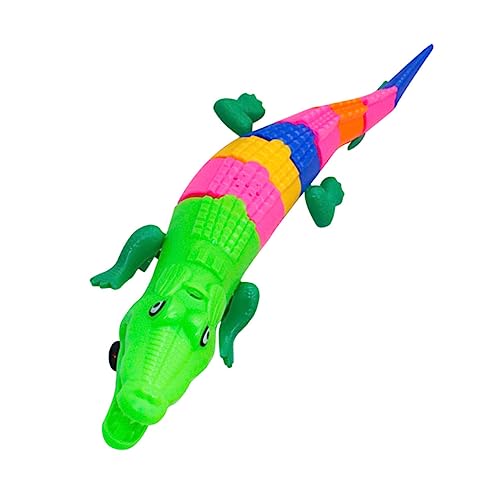 ORFOFE Leuchtendes Musikalisches Krokodilspielzeug für Plastikbasiert Motorikfördernd Robustes Desktop dekorationsspielzeug Sicher und Farbbeständig Geschenk für Jungen und Mädchen ORFOFE Leuchtendes Musikalisches Krokodilspielzeug für Plastikbasiert Motorikfördernd Robustes Desktop dekorationsspielzeug Sicher und Farbbeständig Geschenk für Jungen und Mädchen von ORFOFE