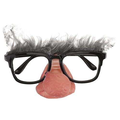 ORFOFE Lustige Clown Nase Mit Brille Großzügiges Party Requisit Für Halloween Und Karneval Professionelle Kostü Accessoires Für Unvergessliche Feiern von ORFOFE