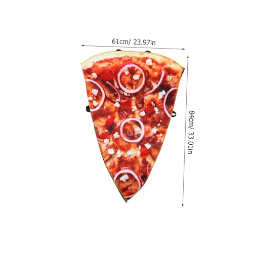 ORFOFE Lustiges Pizza Kostüm für Weiches Polyester Bequem und Vielseitig für Fasching Karneval Partys und Cosplay Geeignet für Mädchen im Alter von Jahren von ORFOFE