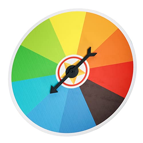 ORFOFE Lustiges Spiel Kleines Drehbares Wand Turntable Trocken Abwischbar Pädagogisches für Geeignet für Partys Klassenzimmer Karneval und Fundraising Aktivitäten von ORFOFE