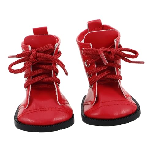 ORFOFE Mädchen Puppenschuhe PU Leder Stiefel Modische Doll Footwear Puppenzubehör für Dolls Dekorative Schuhe Vielseitiges Ankleidezubehör Einfaches Ausziehen ORFOFE Mädchen Puppenschuhe PU Leder Stiefel Modische Doll Footwear Puppenzubehör für Dolls Dekorative Schuhe Vielseitiges Ankleidezubehör Einfaches Ausziehen von ORFOFE