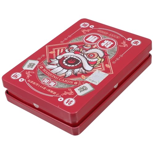 ORFOFE Mahjong Kartenset Reise Partyspiel mit Würfeln Praktisches Tragbares Mahjong Kartenspiel mit Klarer Druckqualität Glatter Oberfläche für Camping und Zuhause ORFOFE Mahjong Kartenset Reise Partyspiel mit Würfeln Praktisches Tragbares Mahjong Kartenspiel mit Klarer Druckqualität Glatter Oberfläche für Camping und Zuhause von ORFOFE