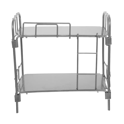 ORFOFE Maßstab Doppelstockbett Robustes Mini Kinderzimmer Möbel Realistische Details für Puppenhaus Dekoration und Kreatives Spiel ORFOFE Maßstab Doppelstockbett Robustes Mini Kinderzimmer Möbel Realistische Details für Puppenhaus Dekoration und Kreatives Spiel von ORFOFE