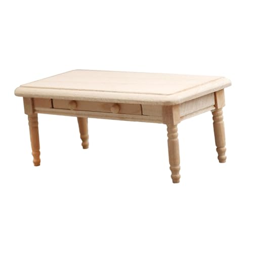 ORFOFE Maßstab Miniatur Tisch für DIY Dekoration und Sammeln Detailreich Langlebig für Puppenstuben und Kinderspielzeug ORFOFE Maßstab Miniatur Tisch für DIY Dekoration und Sammeln Detailreich Langlebig für Puppenstuben und Kinderspielzeug von ORFOFE