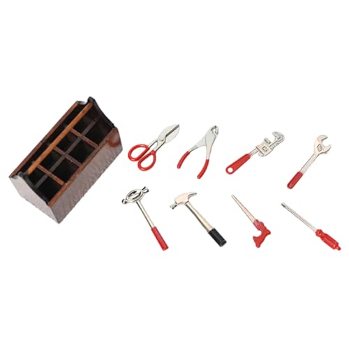 ORFOFE Maßstab Miniatur aus Holz und Realistische Mini Werkzeuge für Handliches für Puppenhaus Dekoration und Rollenspiele ORFOFE Maßstab Miniatur aus Holz und Realistische Mini Werkzeuge für Handliches für Puppenhaus Dekoration und Rollenspiele von ORFOFE
