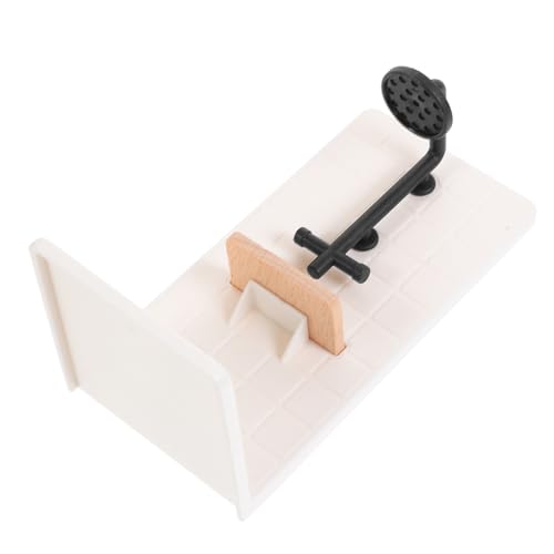 ORFOFE Maßstab Realistisch Gestaltetes Mini Duschkabinen Stabiles und Sicheres Material für Detailreiche Puppenhaus Szenerien von ORFOFE