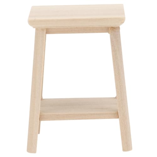 ORFOFE Maßstab Robustes DIY Puppenhaus Möbelstück Leichter Kompakter Mini Hocker für Sammler Fotorequisit und Kinderzimmer Dekoration ORFOFE Maßstab Robustes DIY Puppenhaus Möbelstück Leichter Kompakter Mini Hocker für Sammler Fotorequisit und Kinderzimmer Dekoration von ORFOFE