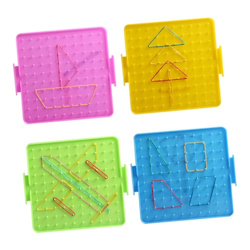 ORFOFE Mathematik Nagelbrett Doppelseitig Kantenlänge Farbig mit Gummibändern Schüler Lernhilfe Lehrmittel Grundschule ORFOFE Mathematik Nagelbrett Doppelseitig Kantenlänge Farbig mit Gummibändern Schüler Lernhilfe Lehrmittel Grundschule von ORFOFE