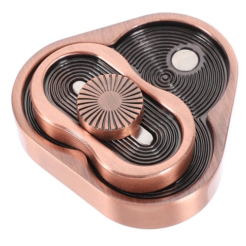 ORFOFE Metal Fidget Slider Dreieck Fingertip Schieberegler Stressspielzeug Büro Erwachsene Metall Fingerspielzeug zur Stressreduktion und Entspannung von ORFOFE