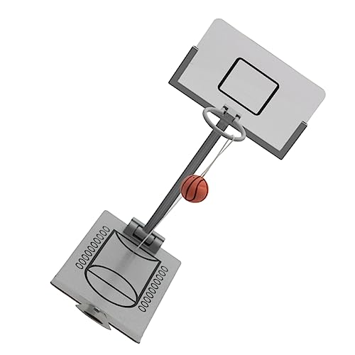 ORFOFE Mini Basketballkorb Desktop Kreatives Decompression Game Elastischer Ball Stabiles Design Stressabbauend für Büro und Reise von ORFOFE
