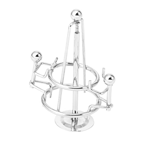 ORFOFE Mini Metalllegierung Balance Kugel Tumbler Schaukelfigur für Schreibtisch Dekoration Home Office Wissenschaftsgeschenk Physik Demonstration von ORFOFE