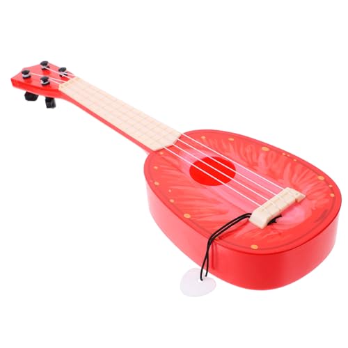 ORFOFE Mini Plastik Gitarre Lifelike Ukulele Modell für Anfänger Hawaiianische Partys Simulierte Musik mit Abgerundeten Ecken und Glatten Kanten ORFOFE Mini Plastik Gitarre Lifelike Ukulele Modell für Anfänger Hawaiianische Partys Simulierte Musik mit Abgerundeten Ecken und Glatten Kanten von ORFOFE