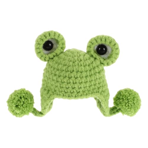 ORFOFE Mini Strickmütze für Puppen Handgefertigt Niedliche Cartoon mütze Kleine Wollmütze für DIY Bastelzubehör Puppenhaus Dekoration Geeignet für Party Kuscheltiere Geschenk von ORFOFE