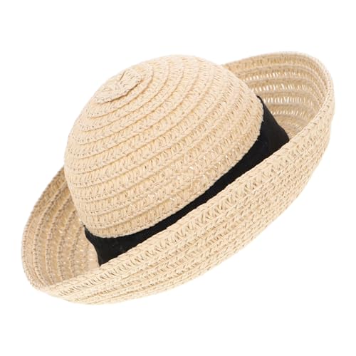 ORFOFE Mini Strohhut für Puppen aus Robustem Stroh Modisches Accessoire für Bastelprojekte und Puppenkleidung Geeignet als Dekoration für Puppenhäuser und Kunstmodelle Beige ORFOFE Mini Strohhut für Puppen aus Robustem Stroh Modisches Accessoire für Bastelprojekte und Puppenkleidung Geeignet als Dekoration für Puppenhäuser und Kunstmodelle Beige von ORFOFE