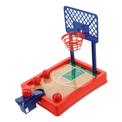 ORFOFE Mini Tisch Basketballspielzeug mit Bällen Fingerspitzen Basketballspiel für Kompakt und Tragbar Fördert Feinmotorik und Strategisches Denken für Büro Zuhause und Klassenzimmer von ORFOFE