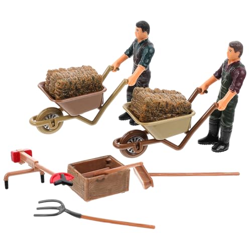 ORFOFE Miniatur Bauernhof Werkzeuge Langlebige Kunststoff farmwerkzeuge mit Detailgetreuen Figuren Realistische Mini Farm Modell Dekoration für DIY Landschaft ORFOFE Miniatur Bauernhof Werkzeuge Langlebige Kunststoff farmwerkzeuge mit Detailgetreuen Figuren Realistische Mini Farm Modell Dekoration für DIY Landschaft von ORFOFE