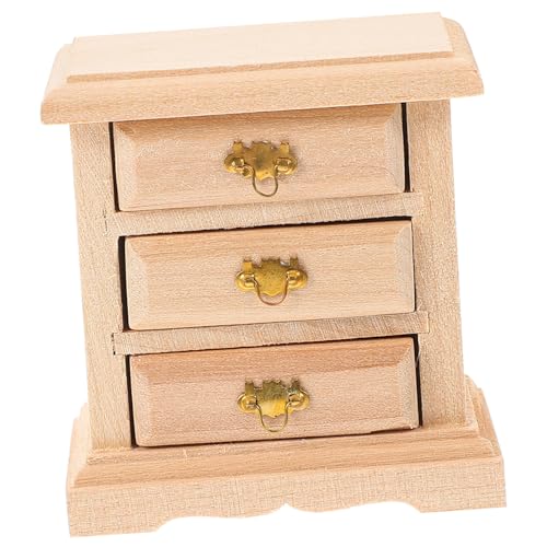 ORFOFE Miniatur Beistelltisch Dekoration Langlebig und Stabil für Puppenhaus Mini Haus Dekor und Fotorequisiten Handliches Design von ORFOFE