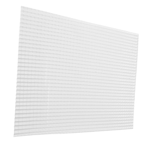 ORFOFE Miniatur Dachschindeln DIY Puppenhaus Dekoration Modell Fake Dachziegel Platte Weiß für Puppenhaus Gartenhaus Zubehör Realistische Miniatur Dachverkleidung von ORFOFE