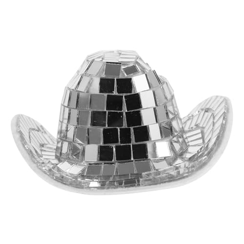 ORFOFE Miniatur Disco Cowboyhut Silber Mini Hut Party Deko Puppenzubehör DIY Bastelset Für Puppen Fotorequisiten Bühnenparty Ornament ORFOFE Miniatur Disco Cowboyhut Silber Mini Hut Party Deko Puppenzubehör DIY Bastelset Für Puppen Fotorequisiten Bühnenparty Ornament von ORFOFE