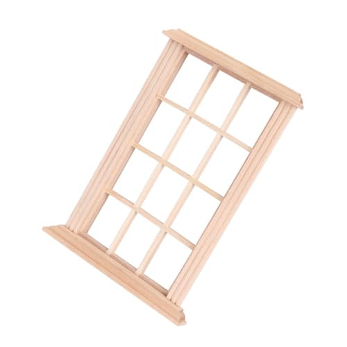 ORFOFE Miniatur Fensterrahmen für Puppenhaus Holzfenster Zubehör für DIY Dekoration und Kreative Projekte ORFOFE Miniatur Fensterrahmen für Puppenhaus Holzfenster Zubehör für DIY Dekoration und Kreative Projekte von ORFOFE