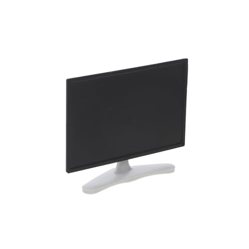 ORFOFE Miniatur Fernseher Modell Mini Tv Simulation für Puppenhaus Dekoration Zubehör Lebensecht Schwarz für Kreative Spielwelten ORFOFE Miniatur Fernseher Modell Mini Tv Simulation für Puppenhaus Dekoration Zubehör Lebensecht Schwarz für Kreative Spielwelten von ORFOFE