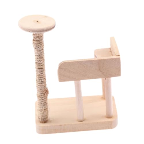 ORFOFE Miniatur Holz Katzenklettergerüst Handgefertigt Stabiles Puppenhaus Zubehör Dekoratives Mini Katzenbaum Modell für DIY Puppenmöbel und Kreative Bastelprojekte ORFOFE Miniatur Holz Katzenklettergerüst Handgefertigt Stabiles Puppenhaus Zubehör Dekoratives Mini Katzenbaum Modell für DIY Puppenmöbel und Kreative Bastelprojekte von ORFOFE