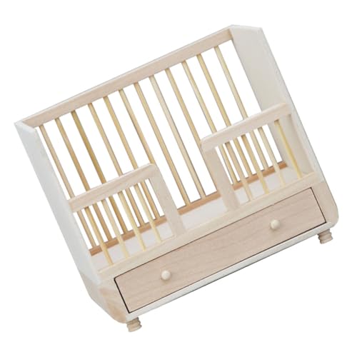 ORFOFE Miniatur Holz Puppenbett Mini Haus Möbel Miniaturmöbel Detailreich Robust Leicht Für Puppenhaus Schlafzimmer Dekoration ORFOFE Miniatur Holz Puppenbett Mini Haus Möbel Miniaturmöbel Detailreich Robust Leicht Für Puppenhaus Schlafzimmer Dekoration von ORFOFE