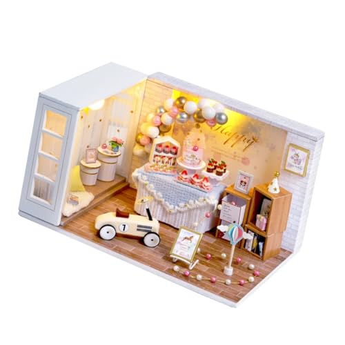 ORFOFE Miniatur Holzhaus DIY Bausatz zum Selberbauen Handgefertigtes Miniaturhaus Modell Kreatives Bastelset für Erwachsene Valentinstagsgeschenk Fördert Feinmotorik und Fantasie ORFOFE Miniatur Holzhaus DIY Bausatz zum Selberbauen Handgefertigtes Miniaturhaus Modell Kreatives Bastelset für Erwachsene Valentinstagsgeschenk Fördert Feinmotorik und Fantasie von ORFOFE