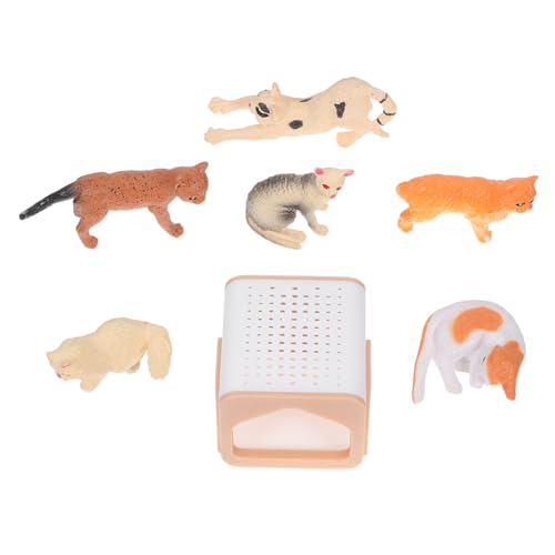 ORFOFE Miniatur Katzenfiguren Spielset Realistische Miniatur Katzen für Puppenhaus Dekoration Kuchenaufsätze und Mikro-Landschaft Plastik Haustierspielzeug für Katzenliebhaber ORFOFE Miniatur Katzenfiguren Spielset Realistische Miniatur Katzen für Puppenhaus Dekoration Kuchenaufsätze und Mikro-Landschaft Plastik Haustierspielzeug für Katzenliebhaber von ORFOFE