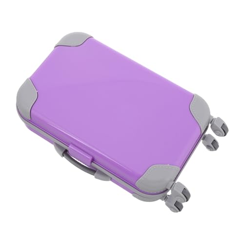 ORFOFE Miniatur Koffer Puppenhaus Zubehör Leichter Abs Mini Koffer Reisegepäck Deko für Puppenhaus Rollkoffer ORFOFE Miniatur Koffer Puppenhaus Zubehör Leichter Abs Mini Koffer Reisegepäck Deko für Puppenhaus Rollkoffer von ORFOFE