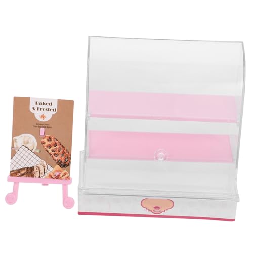 ORFOFE Miniatur Kuchen Schrank Puppenhaus Bäckerei Cabinet Miniatur Küche Dekor Kompakt Realistisch Dekorativ Zubehör für Mädchen ORFOFE Miniatur Kuchen Schrank Puppenhaus Bäckerei Cabinet Miniatur Küche Dekor Kompakt Realistisch Dekorativ Zubehör für Mädchen von ORFOFE
