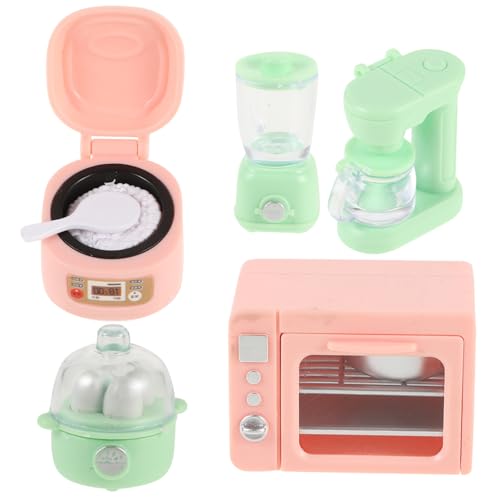 ORFOFE Miniatur Küchen Spielset für Puppenhaus Zubehör Miniatur Backofen Kaffeemaschine Saftpresse Reiskocher Spielküche Realistisches Rollenspiel ORFOFE Miniatur Küchen Spielset für Puppenhaus Zubehör Miniatur Backofen Kaffeemaschine Saftpresse Reiskocher Spielküche Realistisches Rollenspiel von ORFOFE