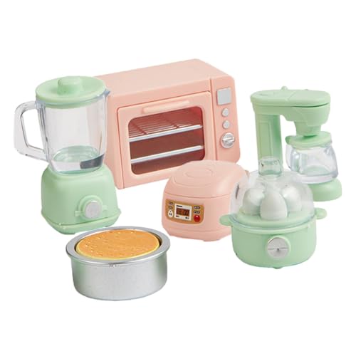 ORFOFE Miniatur Puppenhaus Küchenzubehör Robustes Vielseitiges Küchenspielzeug mit Realistischen Formen Kompatibel für DIY Puppenhaus Szenen Geeignet als Kinderspielzeug Küchenset von ORFOFE