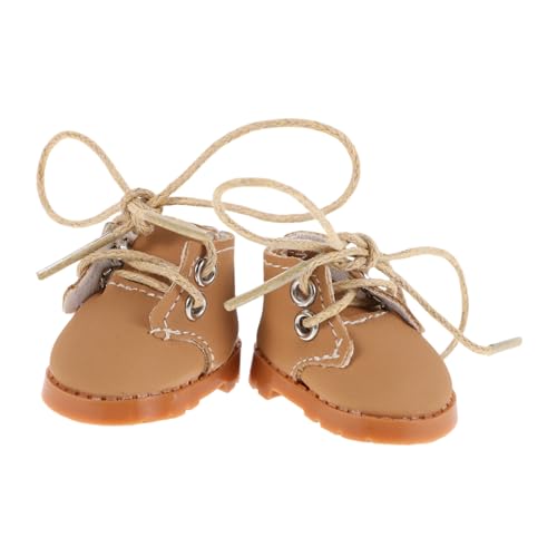 ORFOFE Miniatur Puppenschuhe mit Verstellbaren Feinen Schnürsenkeln Kleine Puppenschuhe für Puppenhaus Passend für Babypuppen und Ankleidespiele Süße und Elegante Puppenbekleidung Zubehör ORFOFE Miniatur Puppenschuhe mit Verstellbaren Feinen Schnürsenkeln Kleine Puppenschuhe für Puppenhaus Passend für Babypuppen und Ankleidespiele Süße und Elegante Puppenbekleidung Zubehör von ORFOFE