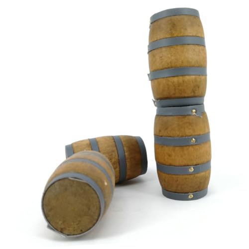 ORFOFE Miniatur Winzerfass Set Dekoration für Weinliebhaber Hahn und Weingläser für Puppenhaus Partyzubehör von ORFOFE
