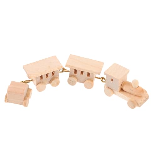 ORFOFE Holzzug Holzeisenbahn Miniatur Holzbahn Modell Für Puppenhaus Dekoratives Für Mini Zug Aus Nostalgisches Puppenhaus Ornament Ideal Für Kinderzimmer Deko ORFOFE Holzzug Holzeisenbahn Miniatur Holzbahn Modell Für Puppenhaus Dekoratives Für Mini Zug Aus Nostalgisches Puppenhaus Ornament Ideal Für Kinderzimmer Deko von ORFOFE